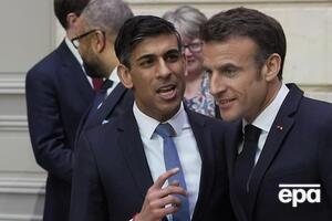 Сунак сьогодні зустрічається з Макроном у Парижі