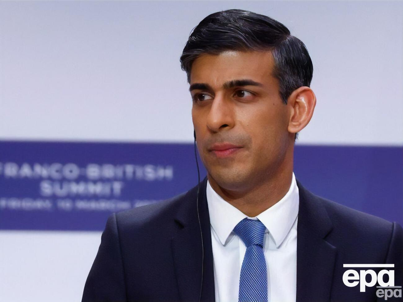 Сунак: Звісно, усе закінчиться, як і всі конфлікти, за столом переговорів, але це рішення має ухвалити Україна