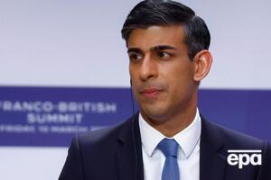 Сунак: Звісно, усе закінчиться, як і всі конфлікти, за столом переговорів, але це рішення має ухвалити Україна