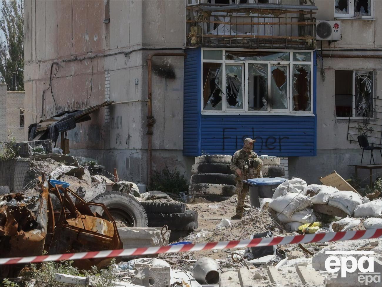 За даними місцевої влади, інфраструктуру окупованого Сєвєродонецька пошкоджено та зруйновано більш ніж на 80%