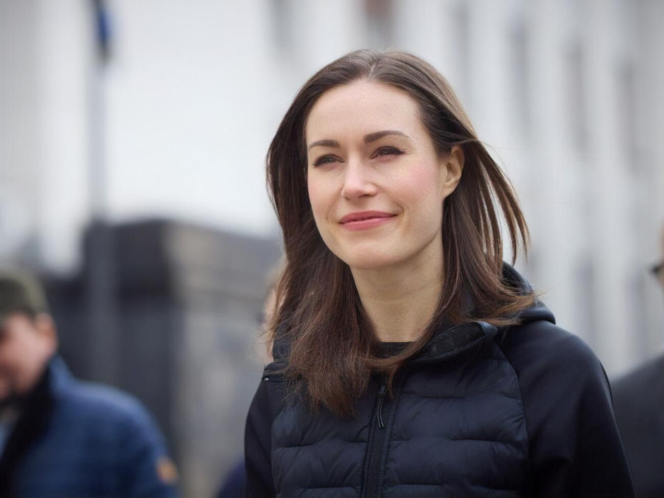 Санна Марин вчера посетила Украину