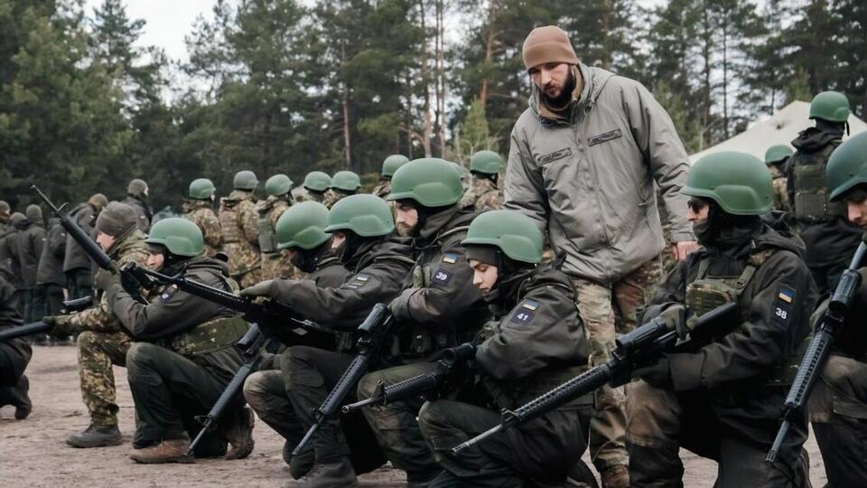 За словами Клименка, зараз добровольці "Гвардії наступу" проходять навчання (на фото – навчання бійців "Азову")