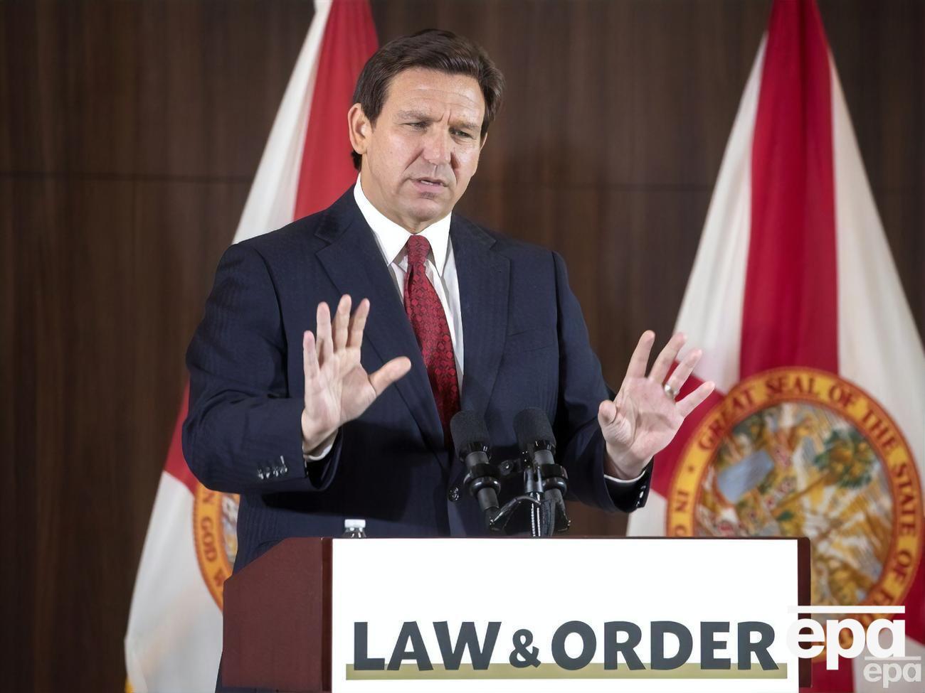 У МЗС України запросили Десантіса відвідати Київ, щоб "глибше зрозуміти повномасштабне вторгнення Росії та загрози, які вона становить для інтересів США"