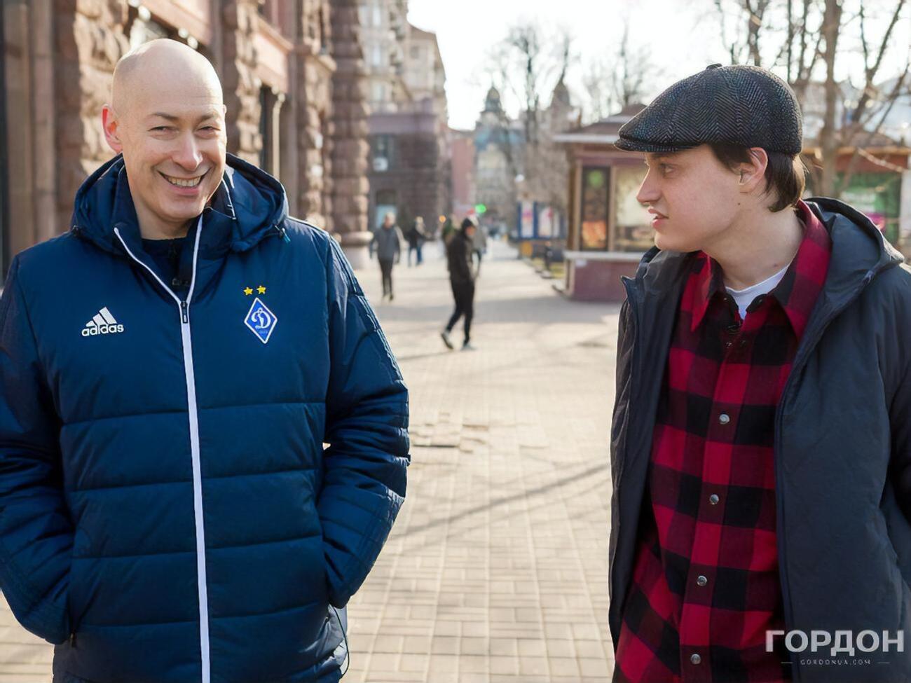 Дмитрий Гордон и Некоглай прогулялись по Киеву