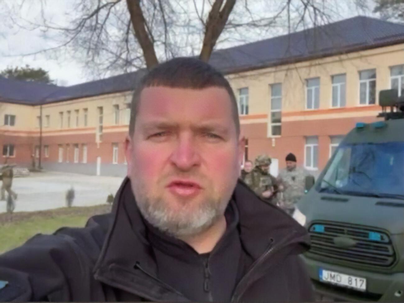 Учения проводятся возле Ирпенского лицея №1, сообщил Маркушин