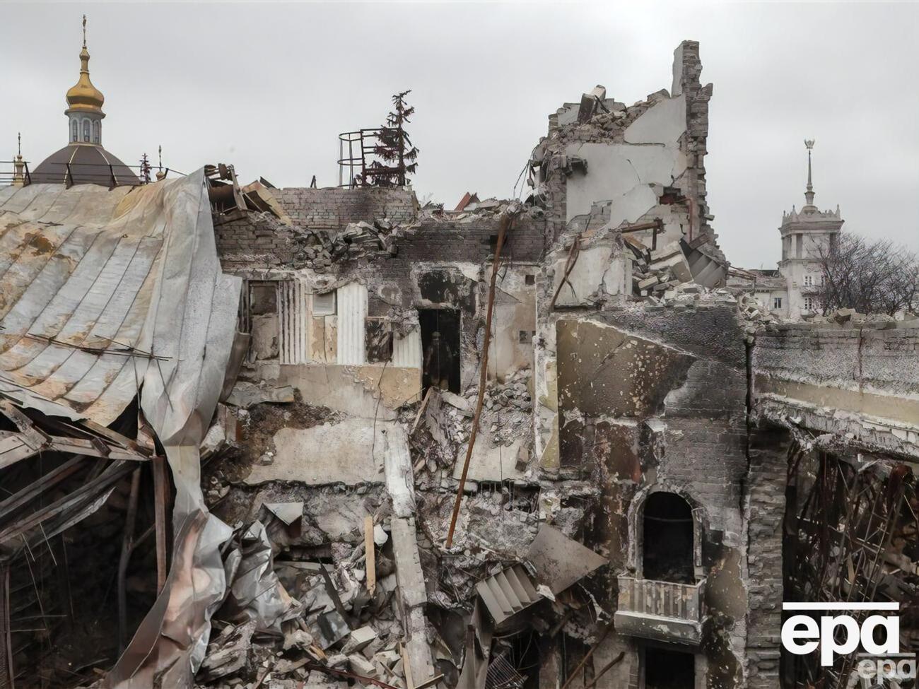 В Украине из-за атак россиян разрушены или повреждены 22 театра