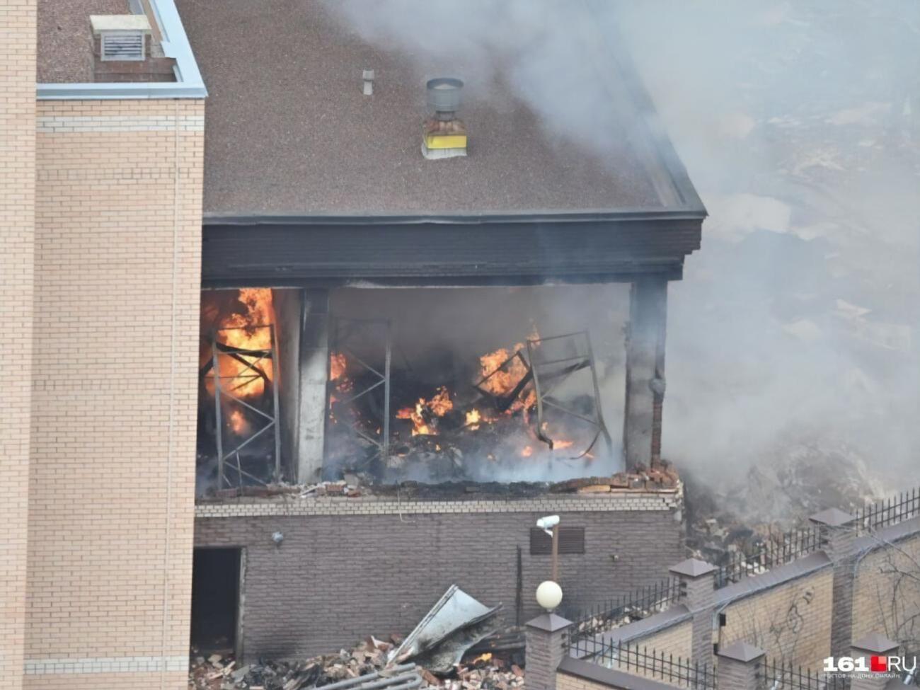 В результате пожара погиб один человек