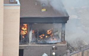 В результате пожара погиб один человек