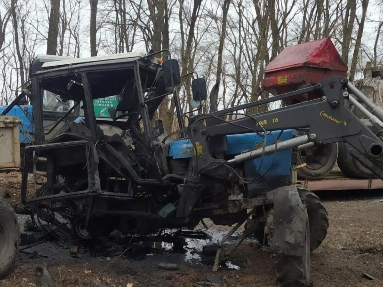 Унаслідок вибуху дістав поранення тракторист, його шпиталізували