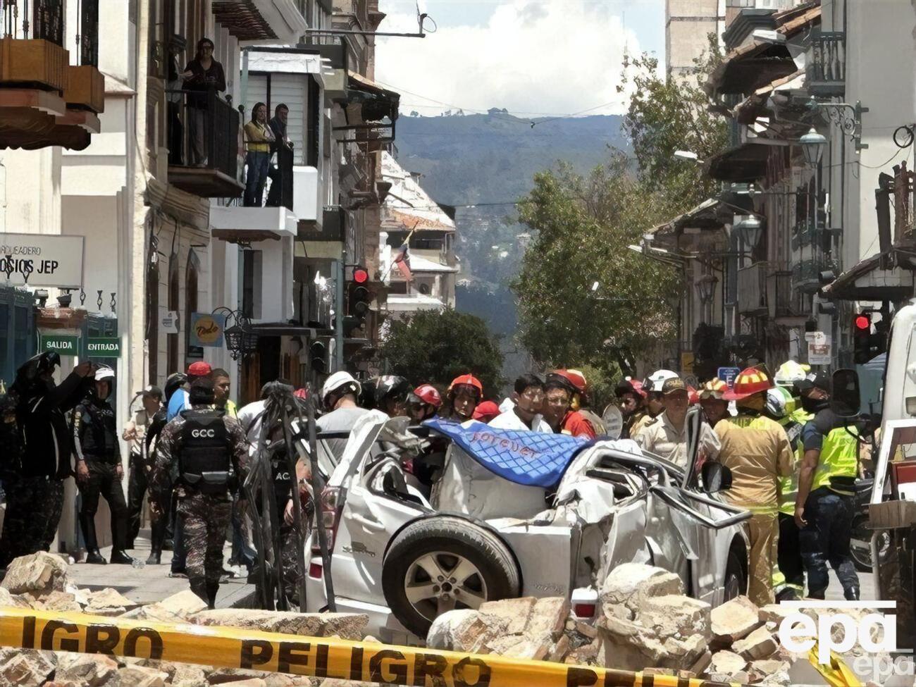 Очаг землетрясения находился на западе Эквадора