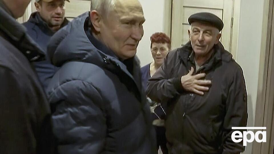 Путін відвідав Маріуполь як злодій – під покровом ночі, зауважили в українському військовому відомстві