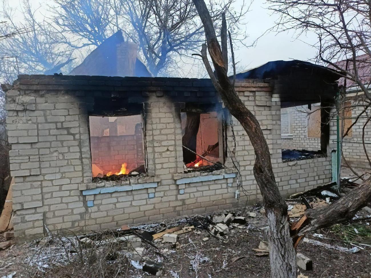 Хозяева домовладения, обстрелянного оккупантами, эвакуировались