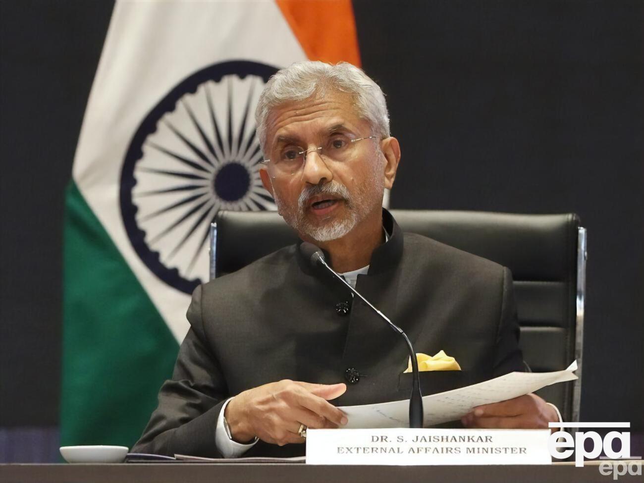 Джайшанкар: Країни були стурбовані російсько-українським конфліктом