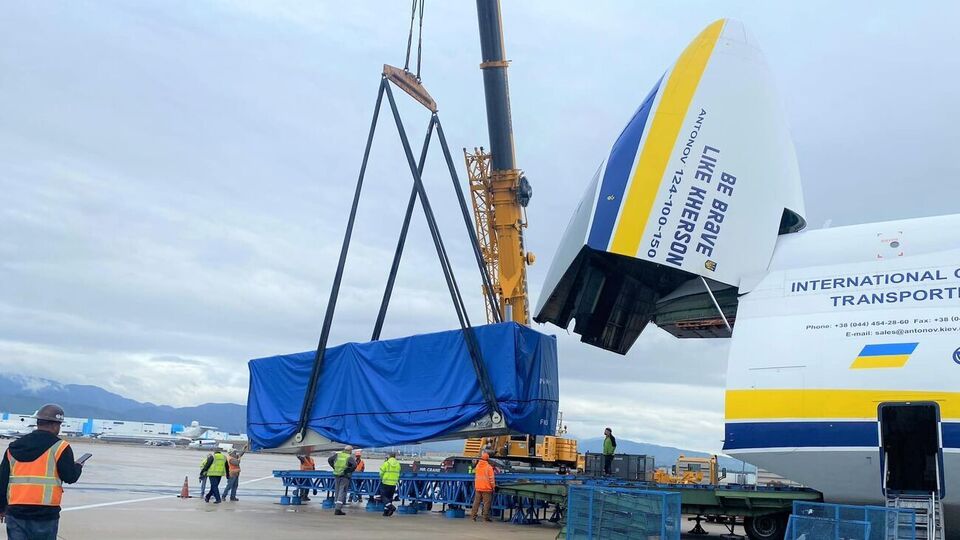 "Руслан" доставил из США в Австралию груз весом 67 тонн