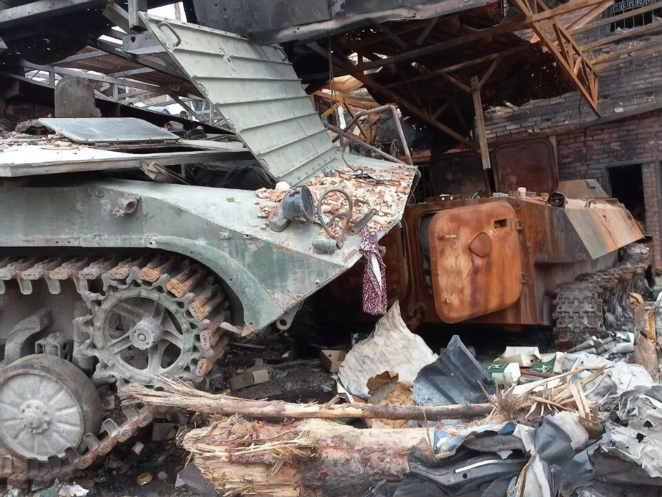 Спецназ СБУ записал на свой счет две уничтоженные бронемашины российских войск