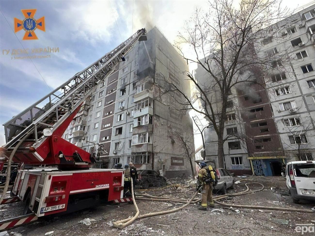 По предварительным данным, удар по Запорожью оккупанты нанесли из РСЗО