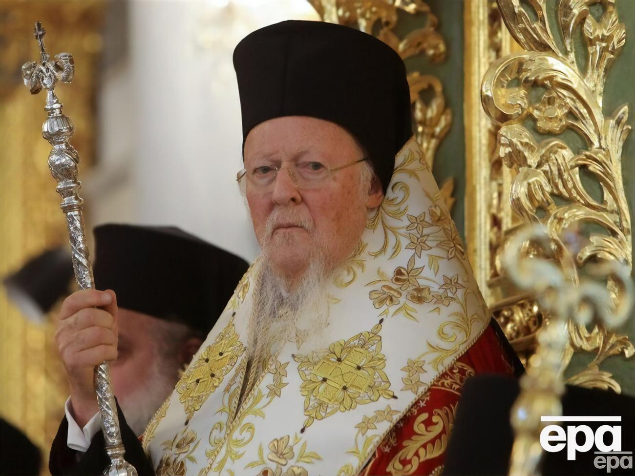 Патріарх Варфоломій заявив, що готовий допомогти у повоєнному "духовному відродженні" Росії