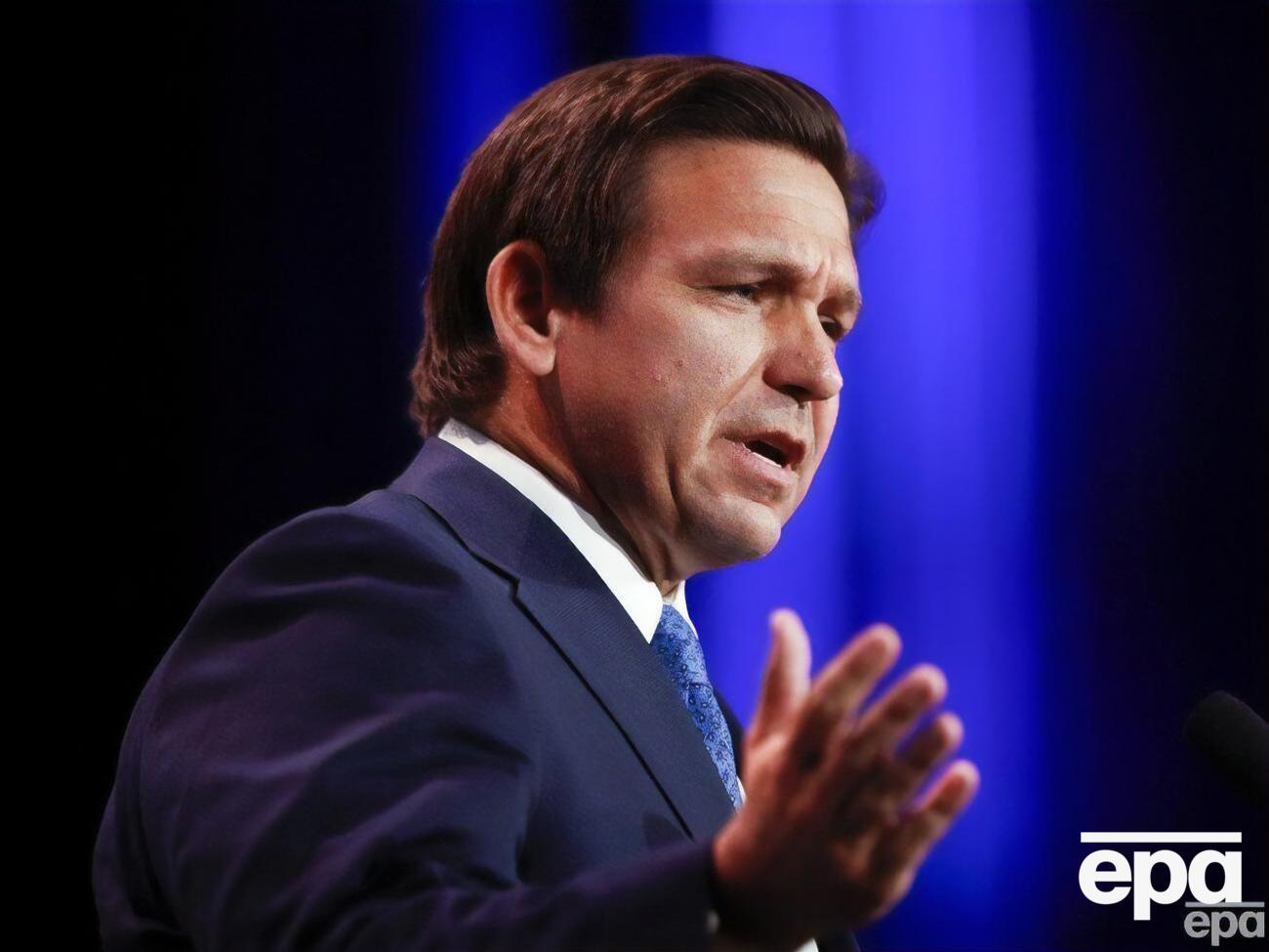 У Путіна "великі амбіції" і він налаштований вороже до США, зазначив Десантіс (на фото)