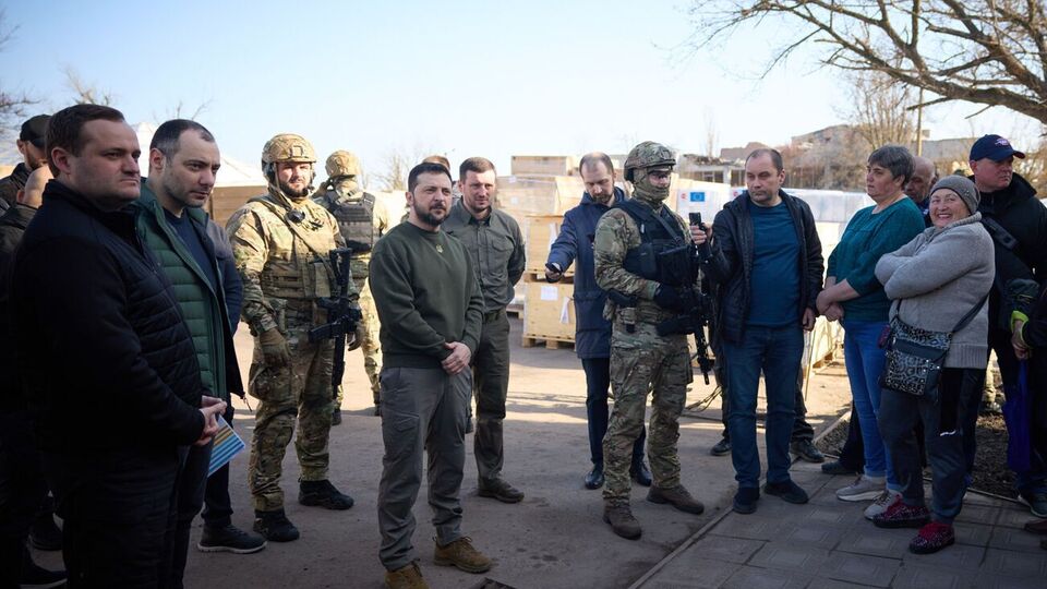 Зеленський відвідав Херсонську область