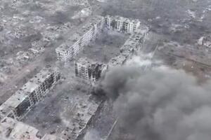 Бахмут зруйнований обстрілами та бомбардуваннями