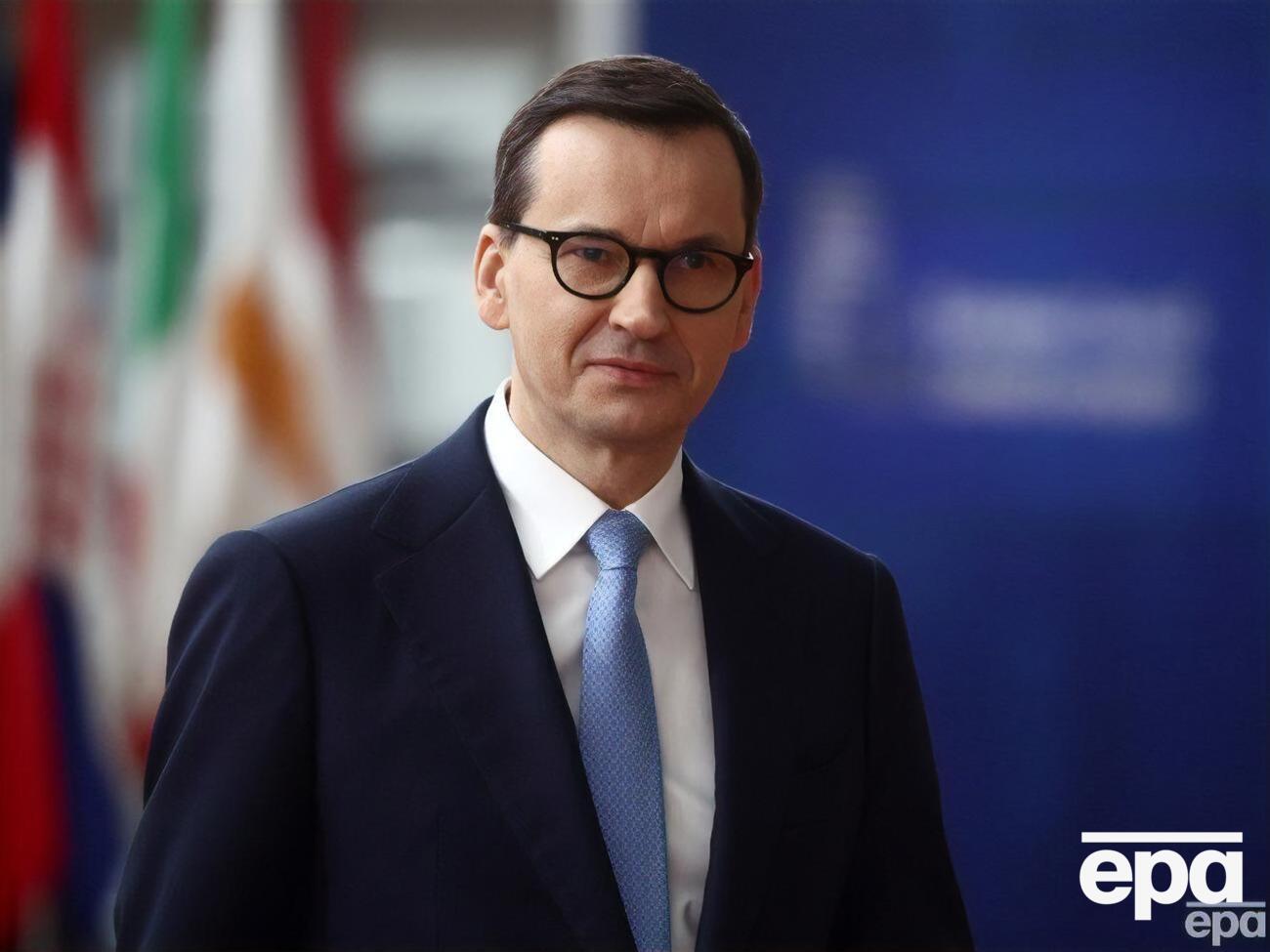 Моравецький вважає, що "найближчими тижнями" питання про санкції повернуть у порядок денний ЄС