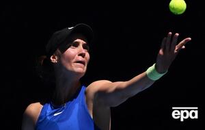 Калініна припинила боротьбу в одиночному розряді і продовжує у парному