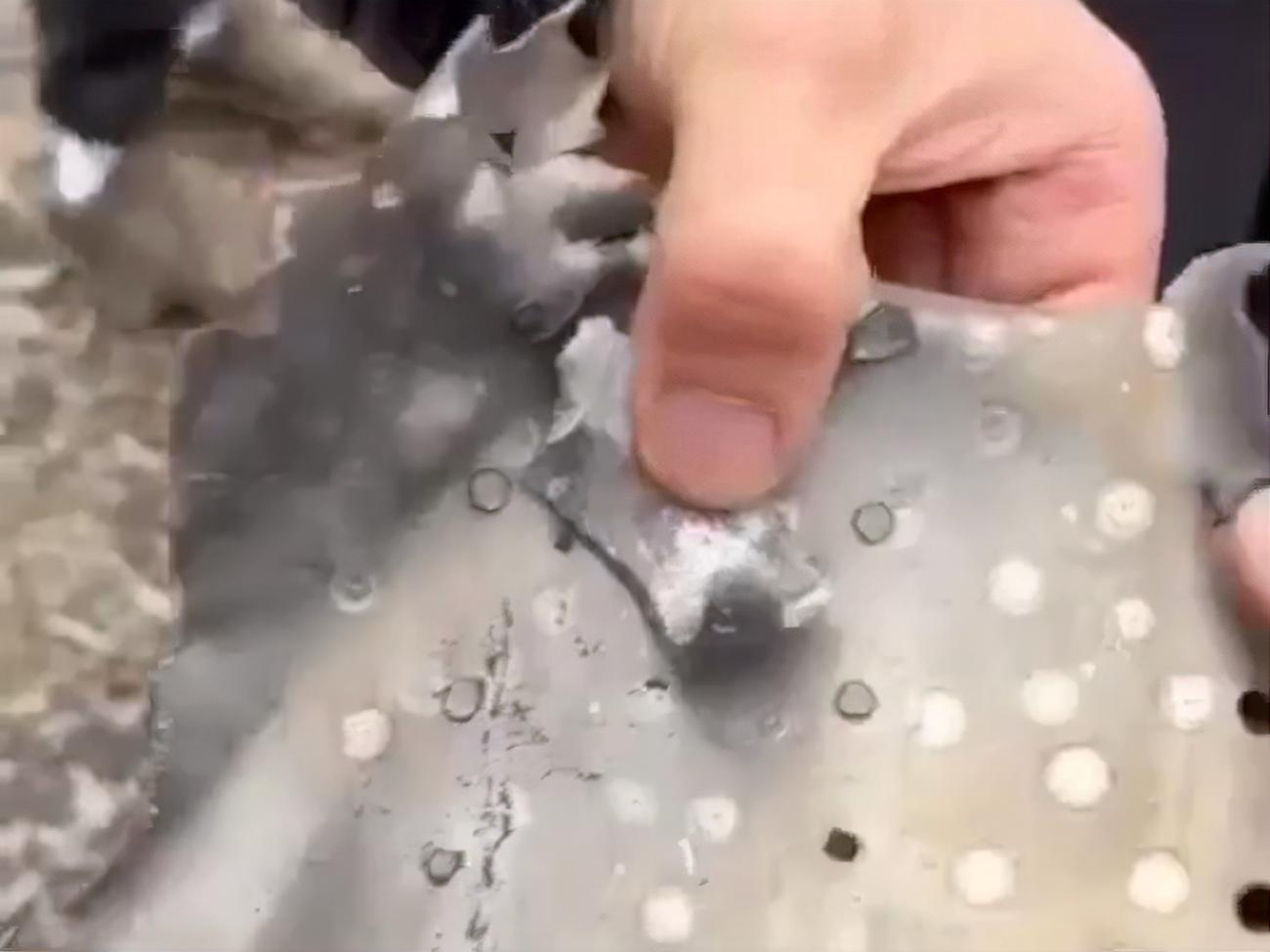 В сети появилось видео с якобы обломками взорвавшегося дрона