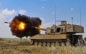 САУ M109 Paladin имеет калибр 155 мм