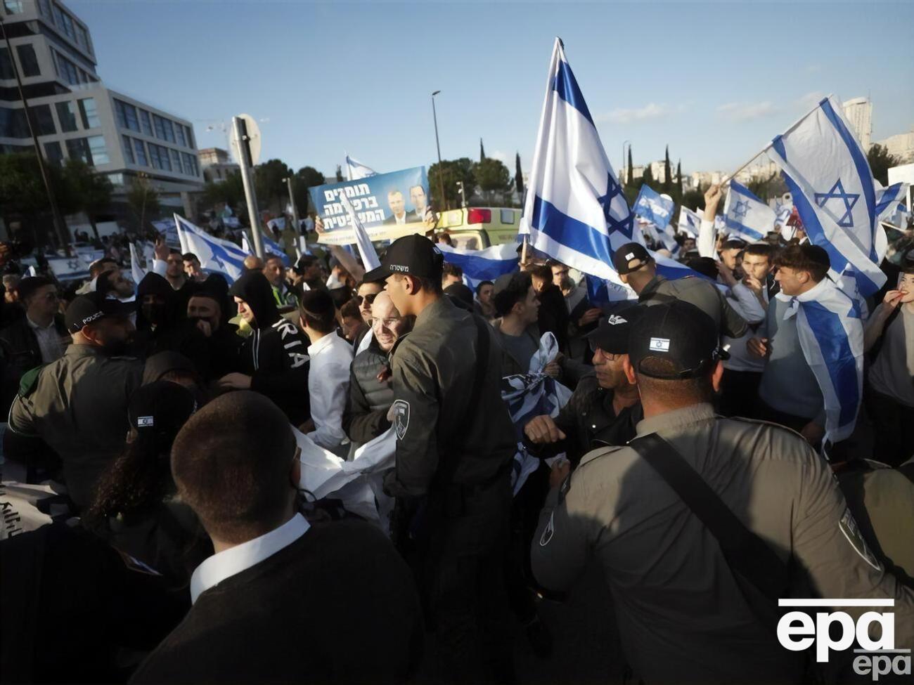 Протесты из-за судебной реформы в Израиле продолжаются с начала года