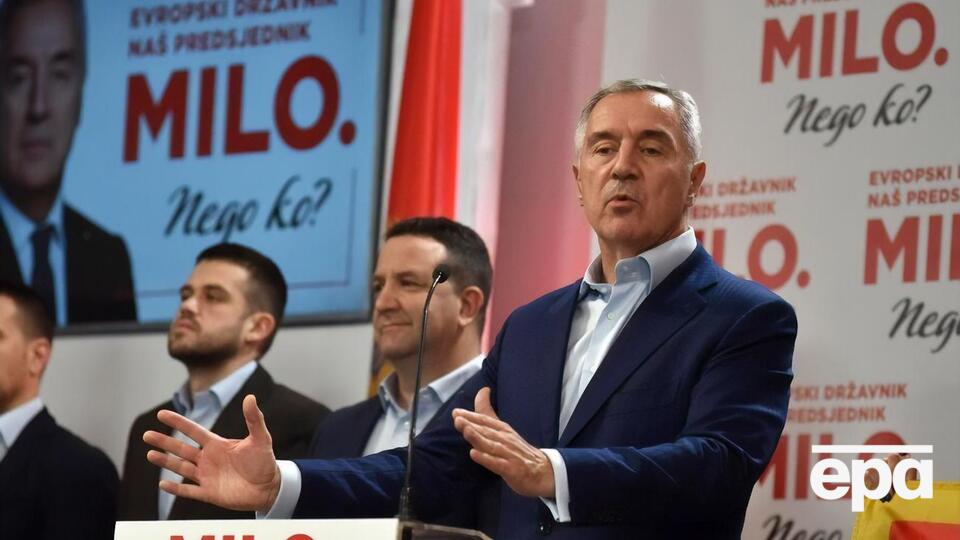 Джуканович зараз готується до другого туру президентських виборів у Чорногорії