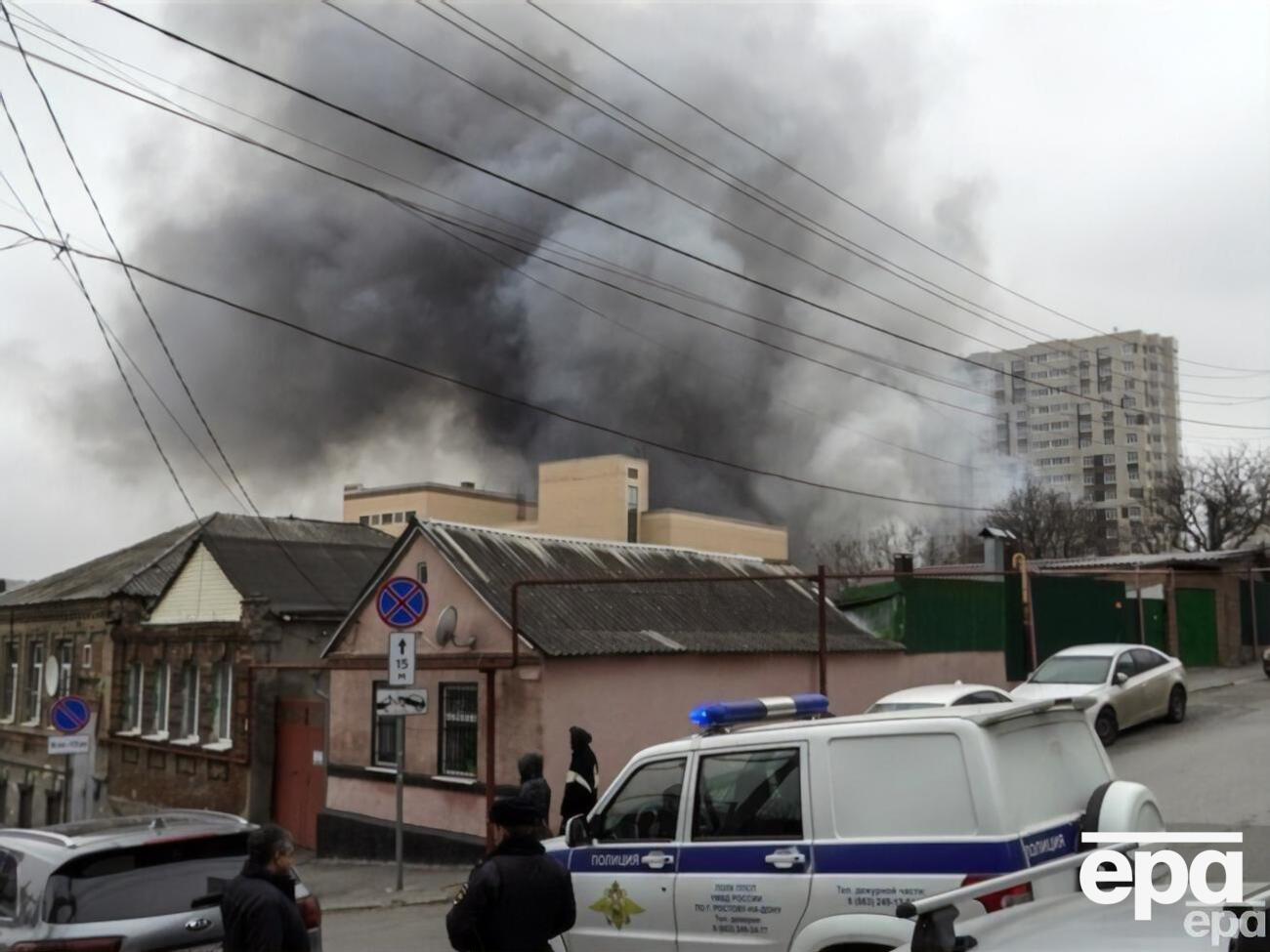 Одна из версий взрыва и пожара в ФСБ в Ростове-на-Дону&nbsp;&ndash; попытка разобрать ударный БПЛА, который приняли за разведывательный