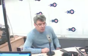 Немцов был в студии "Эха Москвы" на Новом Арбате за два часа до того, как его убили неподалеку от Кремля