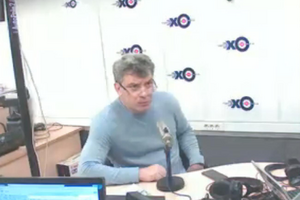 Немцов был в студии "Эха Москвы" на Новом Арбате за два часа до того, как его убили неподалеку от Кремля