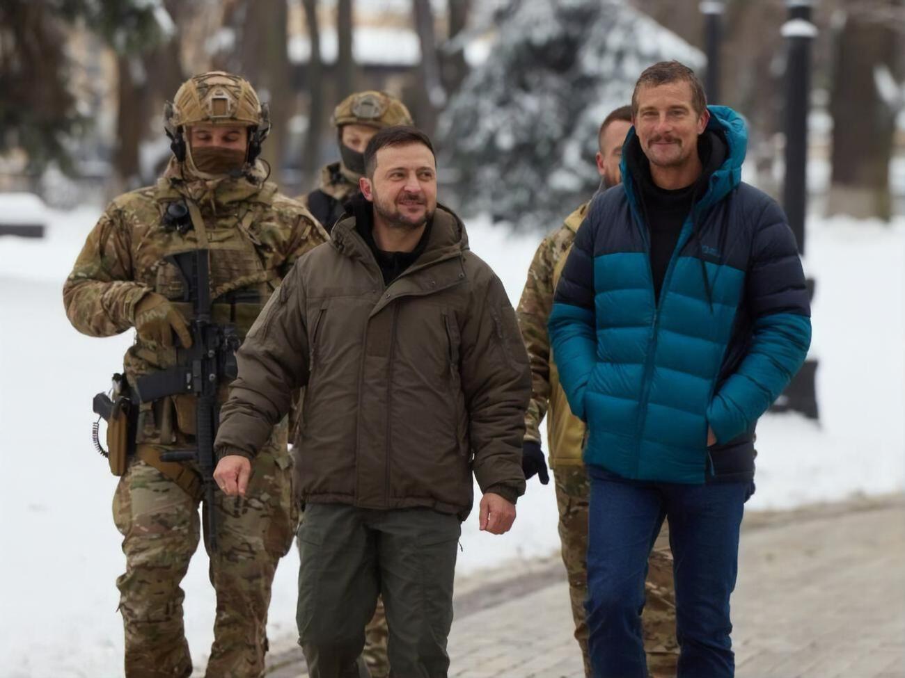 Гриллс в декабре встречался с Зеленским в Киеве