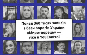 В YouControl будет отображаться только самая важная информация о внесенных в "Миротворец" данных для идентификации личности