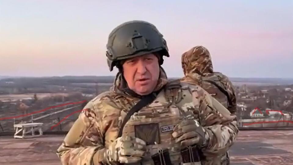 Пригожин записал видео не в Бахмуте, а в селе Парасковиевка, выяснили в ЦНС