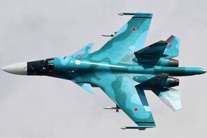 Російський винищувач-бомбардувальник Су-34 збили українські зенітники, зазначили ПС ЗСУ