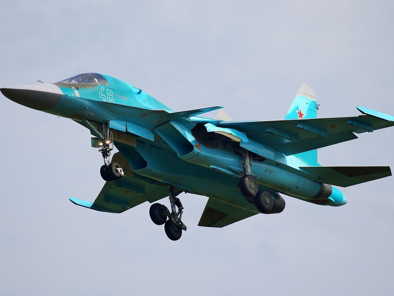 Су-34 не оказалось на аэродроме через два дня после инцидента