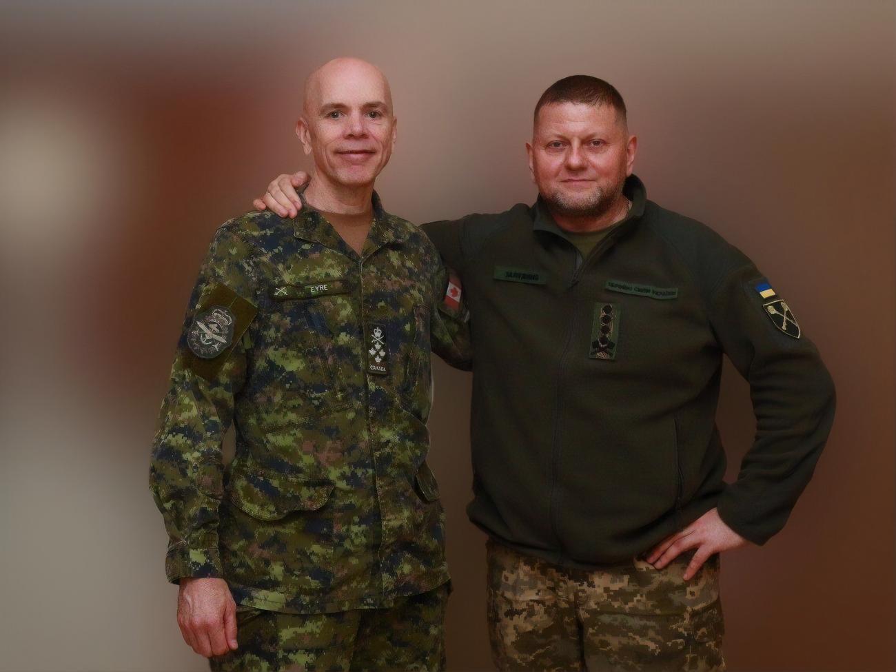 Залужний зустрівся з канадським колегою в Україні