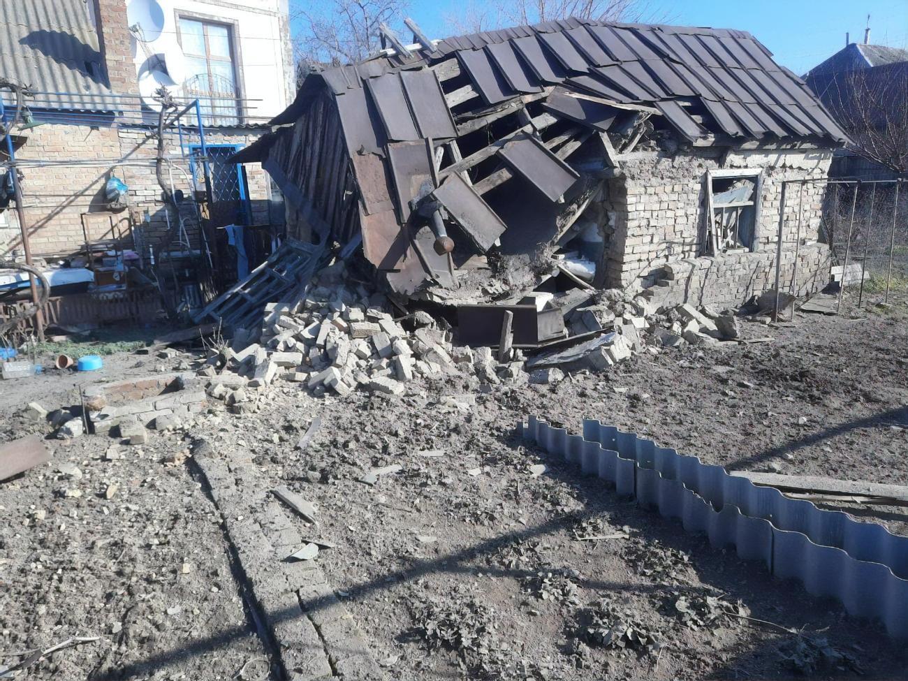 Из-за обстрела оккупантов в Никополе повреждены шесть частных домов и&nbsp;две хозпостройки, отметил Лысак