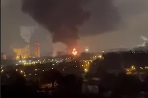 Пожежу було видно за багато кілометрів