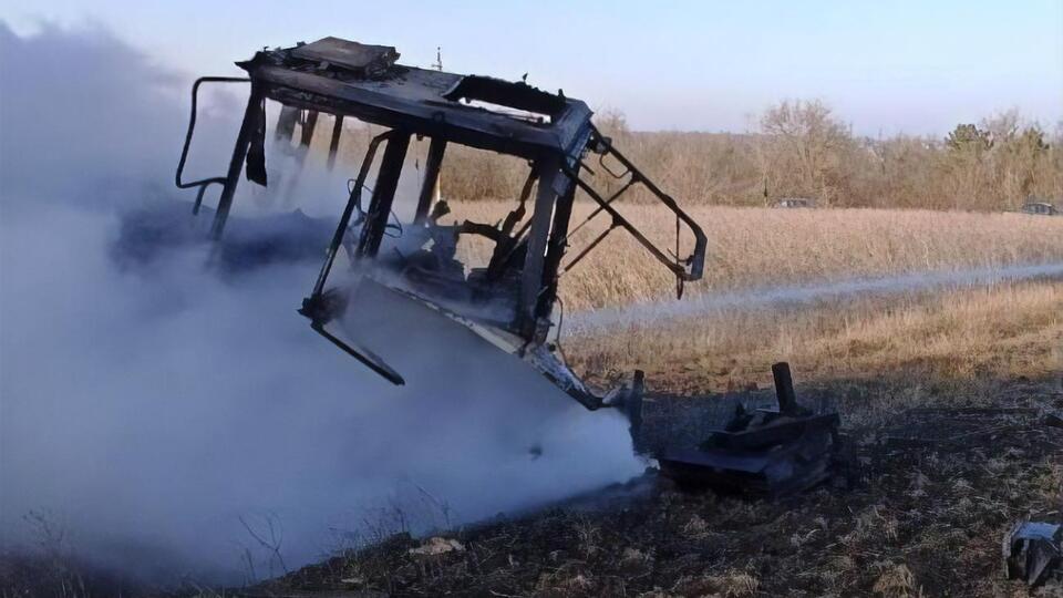 В Херсонской области на минах подорвались за неделю два трактора