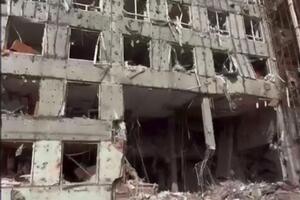 Здание заводоуправления АКХЗ сильно повреждено, четыре человека ранены