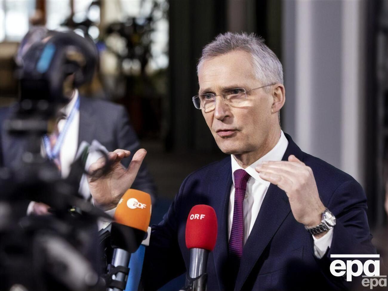 Страны НАТО должны продолжать поддерживать Украину, заявил Столтенберг