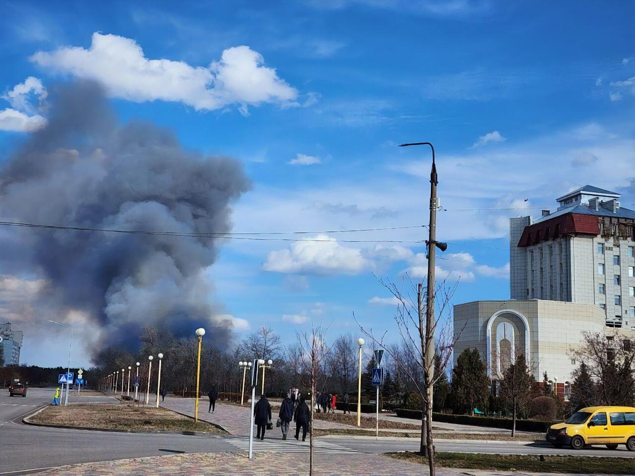 Пожар в Энергодаре произошел 8 марта