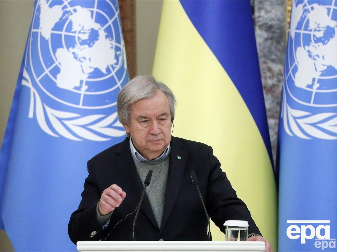 Гутерриш напомнил о существовании законов ведения войны