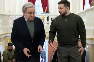 Гутерриш нанес визит в Киев для обсуждения с Зеленским "зерновой инициативы"