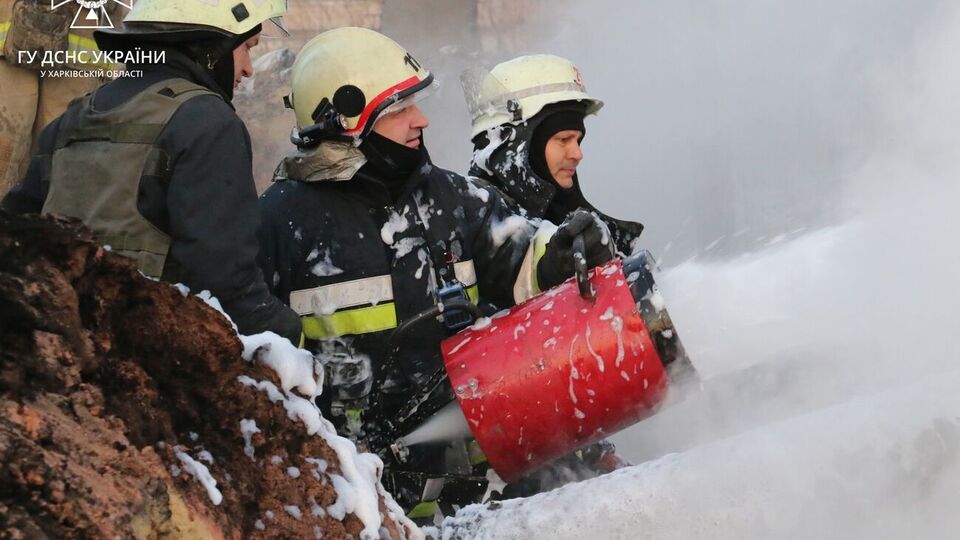 Унаслідок ранкової атаки почалося дві пожежі на об'єктах критичної інфраструктури