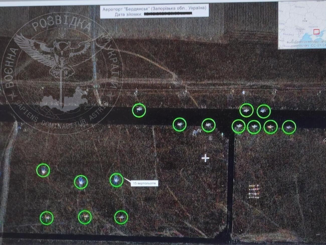 Разведданные со спутника помогли обнаружить среди прочего 27 российских вертолетов