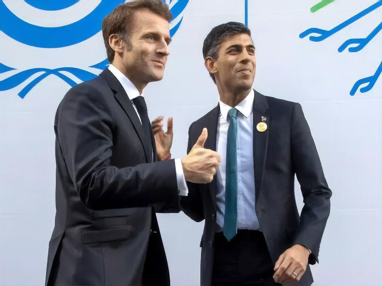 Зустріч Макрона та&nbsp;Сунака може покласти край багаторічній напруженості між країнами